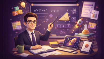 Teacher persona illustration