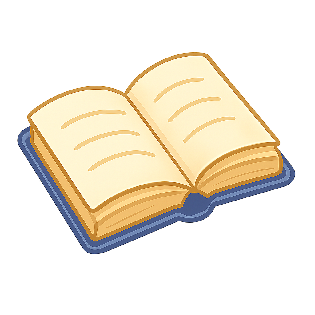 Book illustration for the QBooklyAI terms and conditions